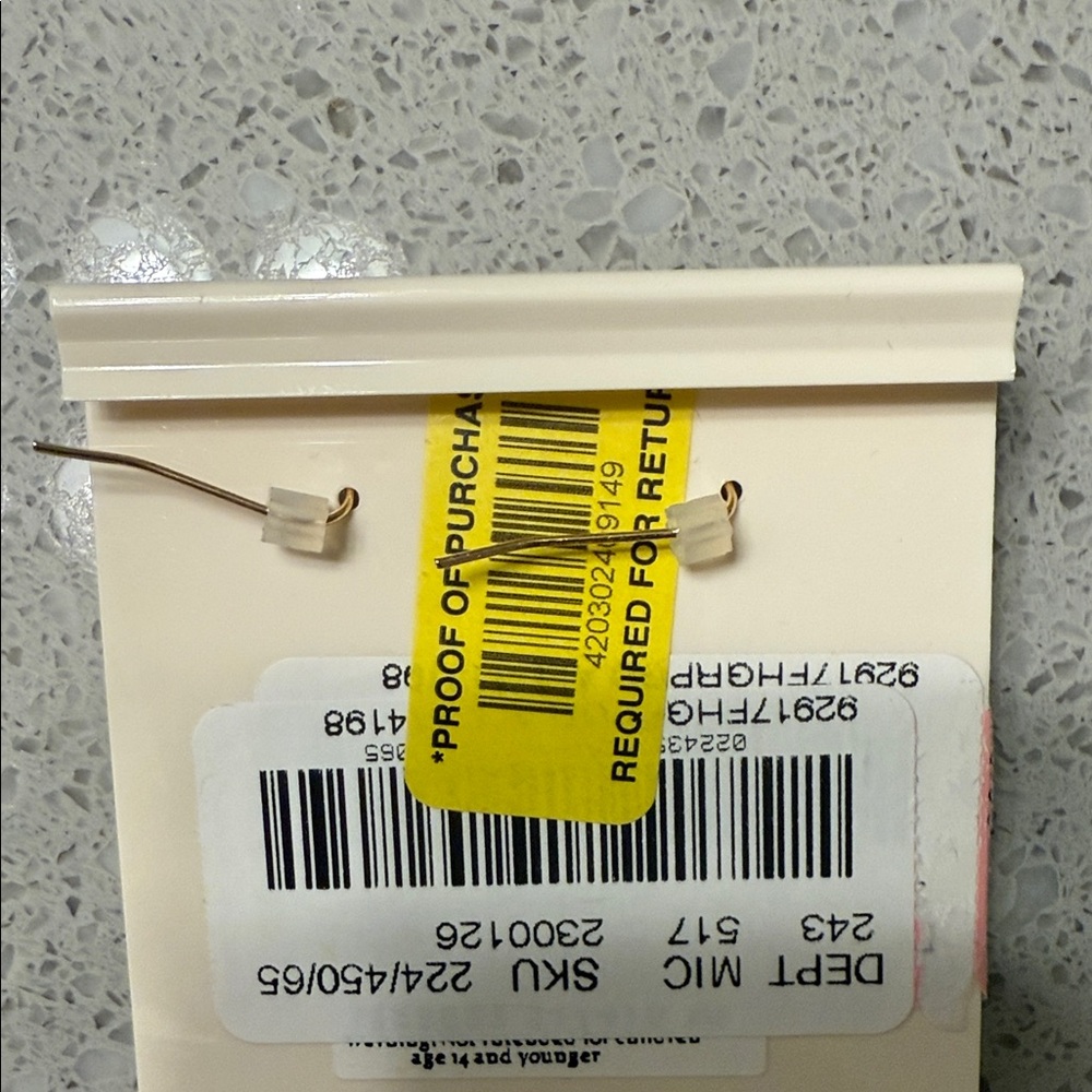 Dillard's Emerald and Pearl Drop Earrings - Picture 2 of 2